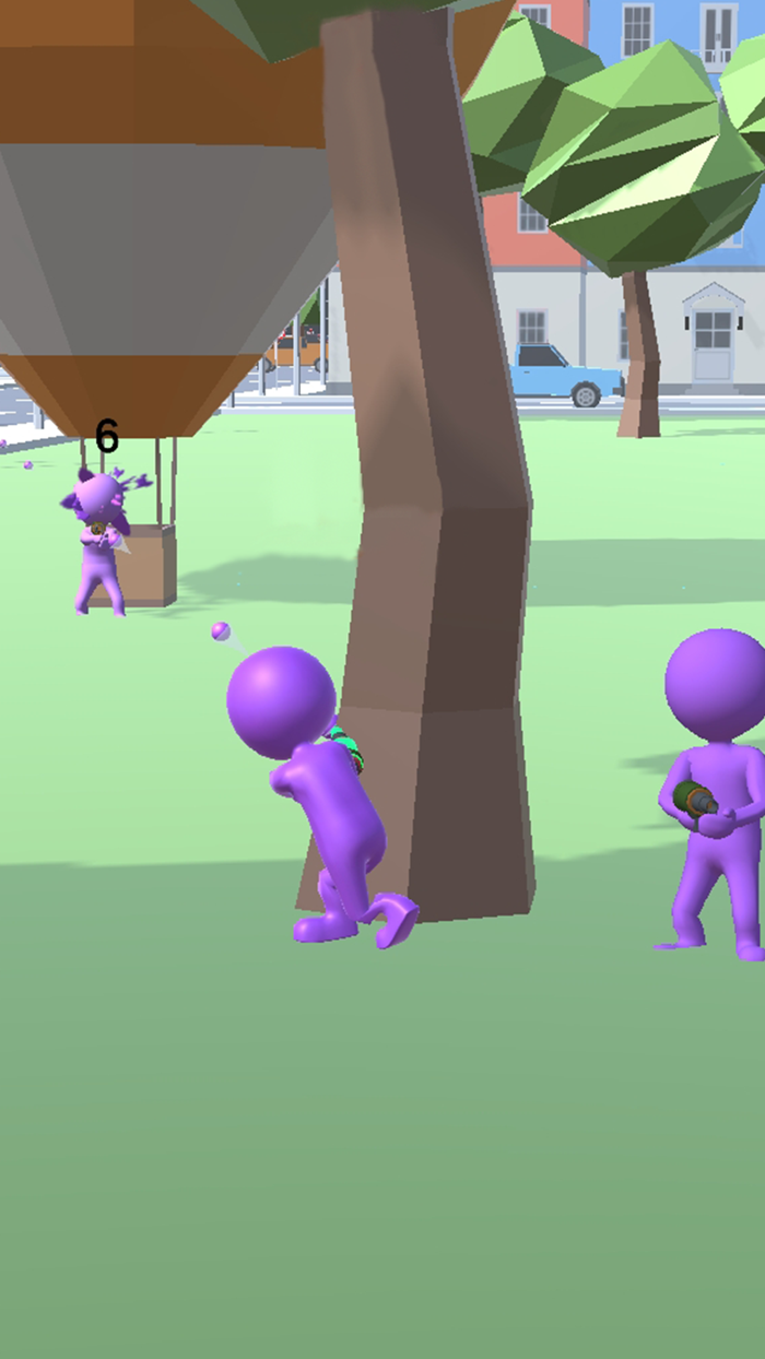 paint shoot 3D gun shooting