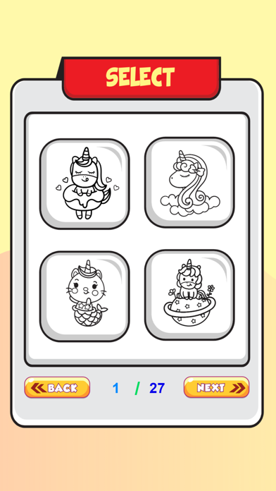 Screenshot #2 pour livre de coloriage licorne