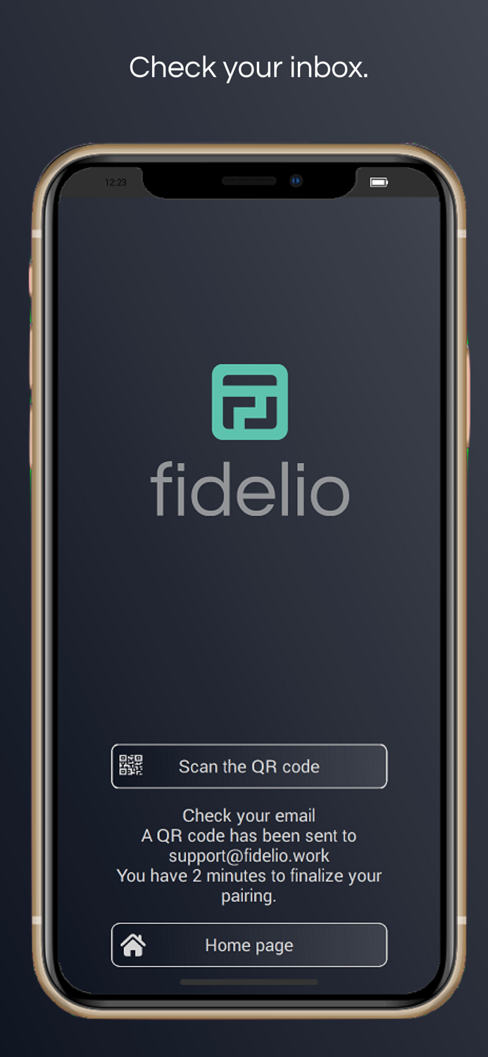 Fidelio Password-less Login