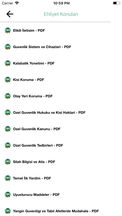 Özel Güvenlik Soruları 2021 Screenshot