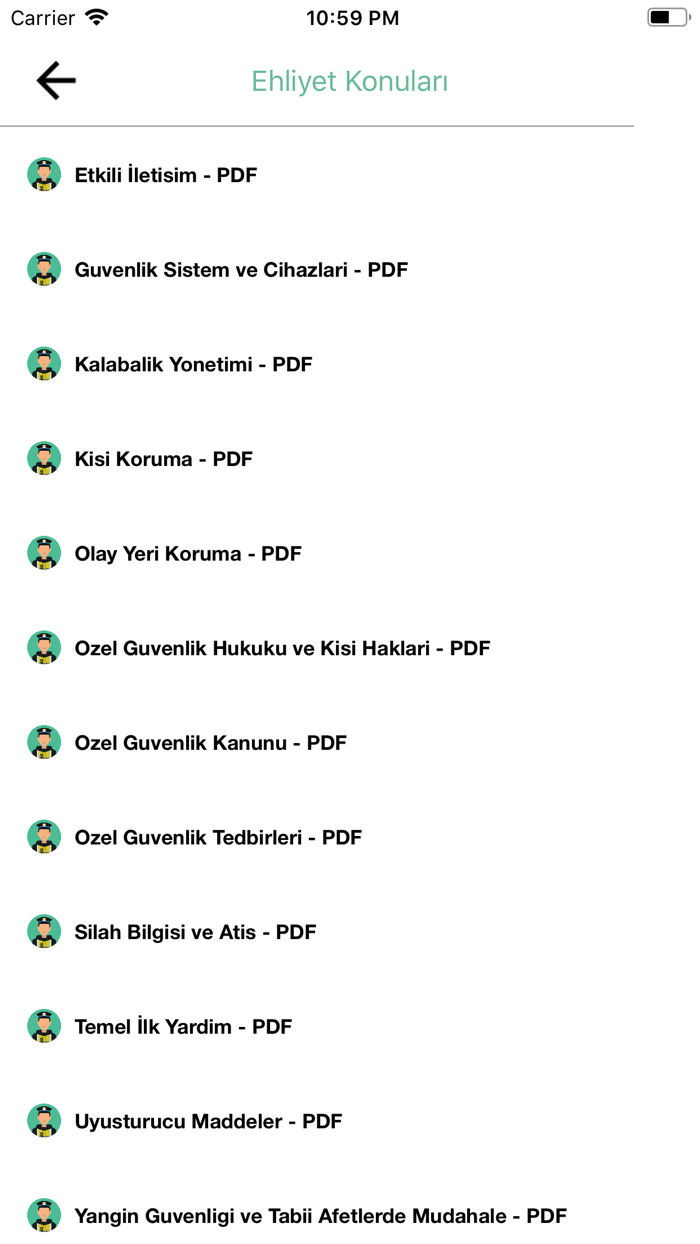 Özel Güvenlik Soruları 2021