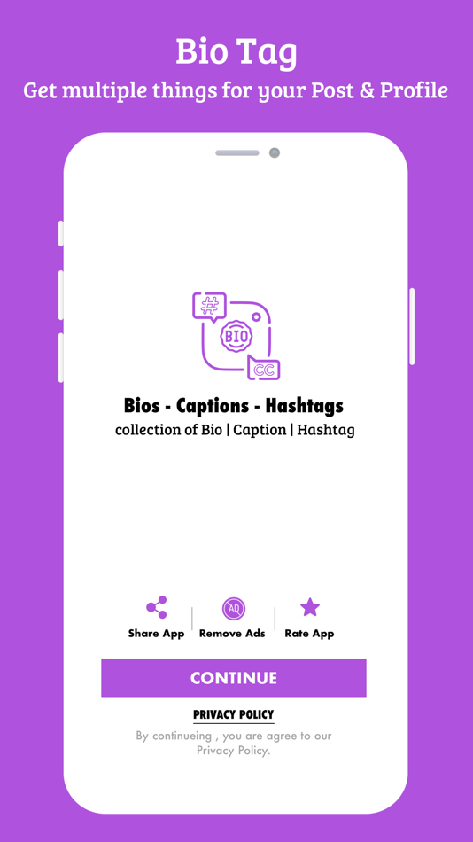 #1. iTag : Hashtag Bio Caption (iOS) Door: Hardikkumar Mavani