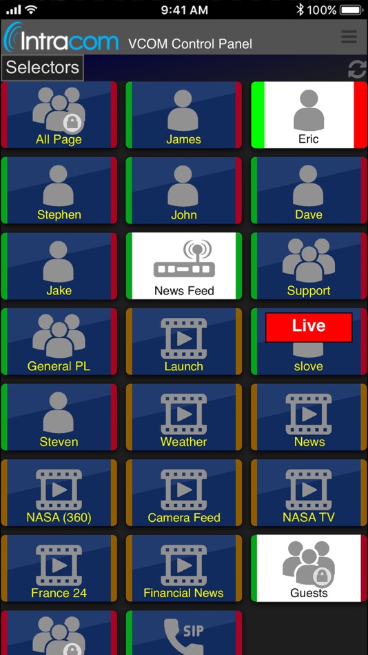 #6. VCOM WebRTC Control Panel (iOS) 由: I.P.C. SYSTEMS, INC.