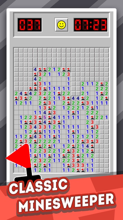 Minesweeper Puzzle: Retro