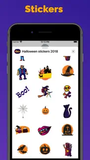 halloween stickers and emoji iphone screenshot 2