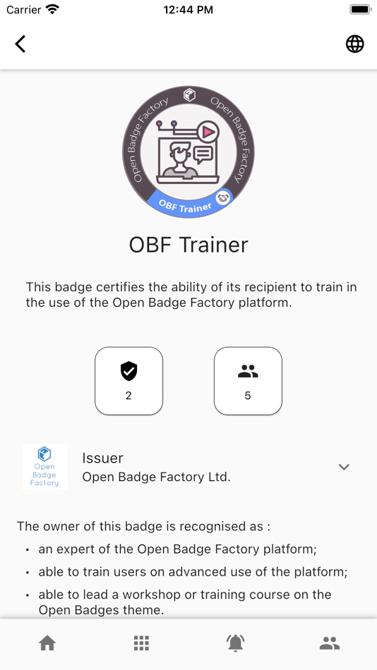 #2. Open Badge Passport (iOS) By: Open Badge Factory Ltd.