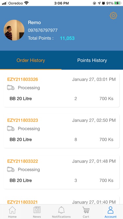 EzyYay - Water Order