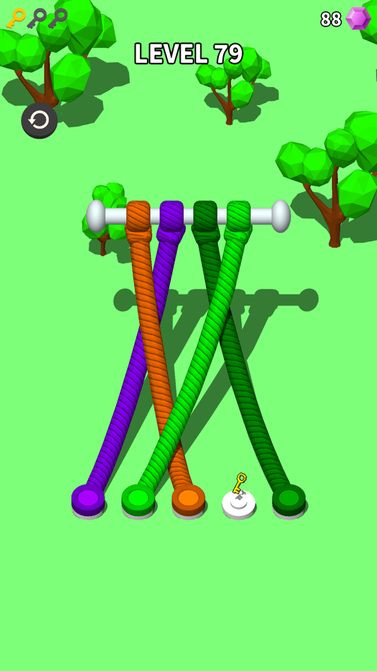 #10. Untangle 3D! (iOS) 由: Traxnet OU