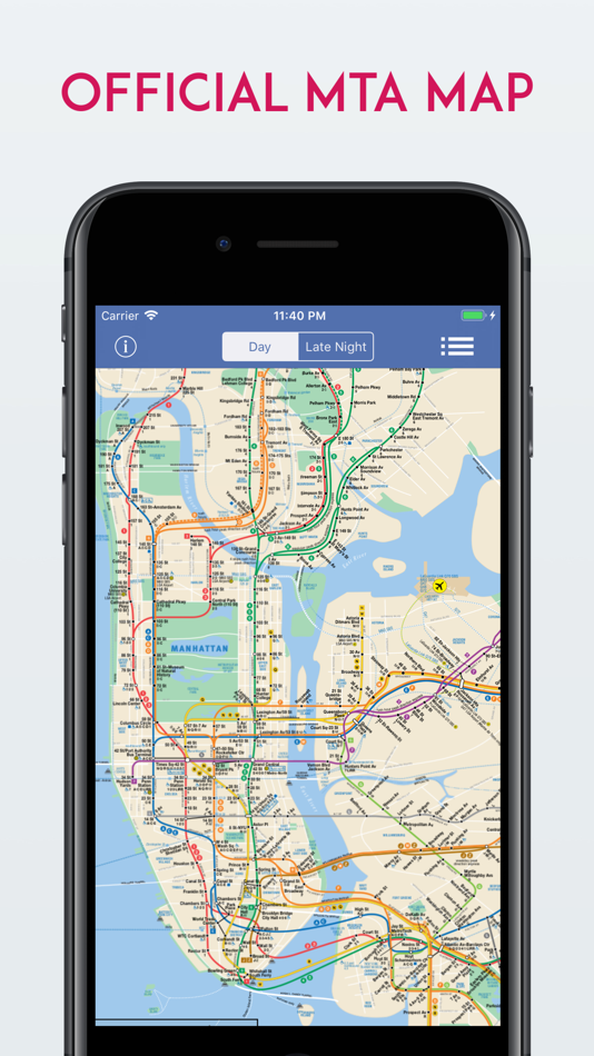 New York Subway Map MTA NYC - 2.2023.2 - (iOS)