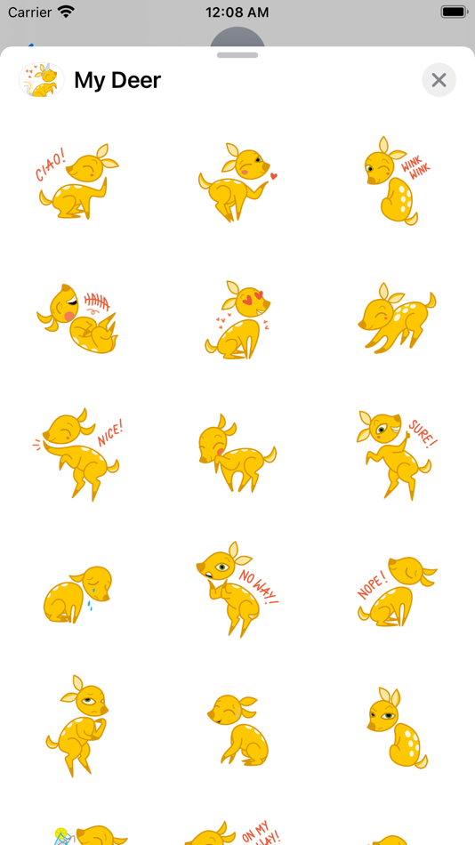 My Deer Sticker Pack - 3.0 - (iOS)