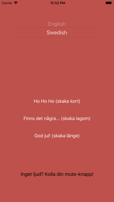 Santas Voice Screenshot