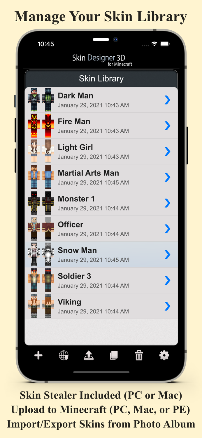 Skin Designer 3D for Minecraft