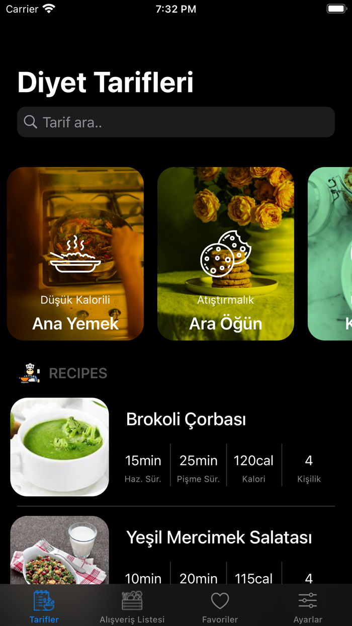 Diyet Tarifleri