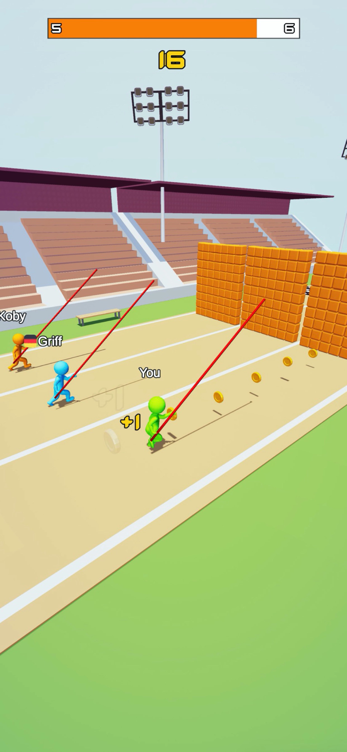 Pole Vault Run 3D