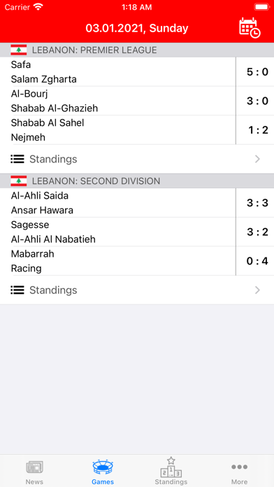 Football Lebanon Screenshot