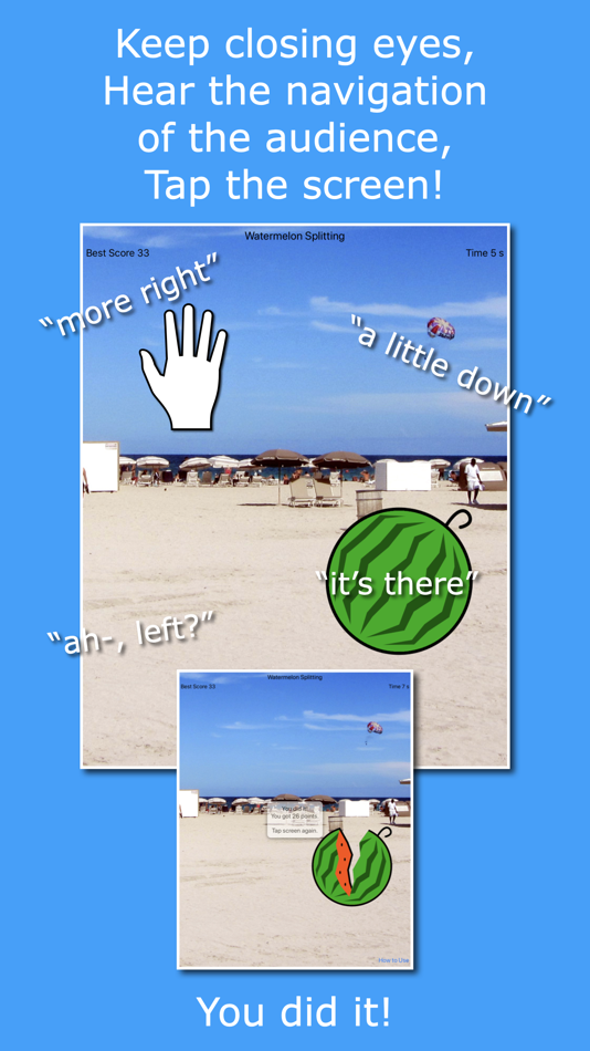 #2. Watermelon Splitting (iOS) 由: HIROSHI IMAJO