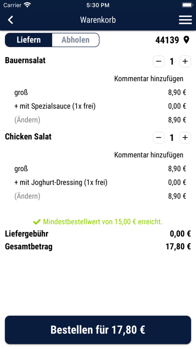 Zorbas Dortmund Screenshot