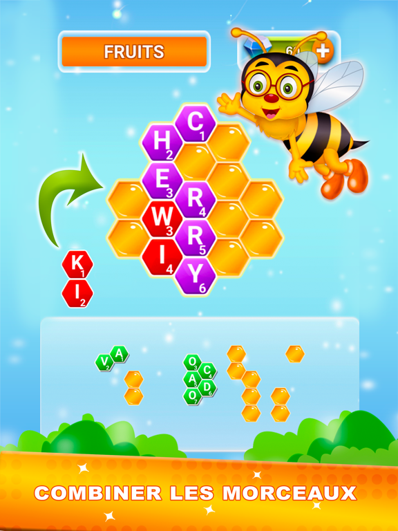 Screenshot #5 pour Word Little Bees - Jeu De Mots