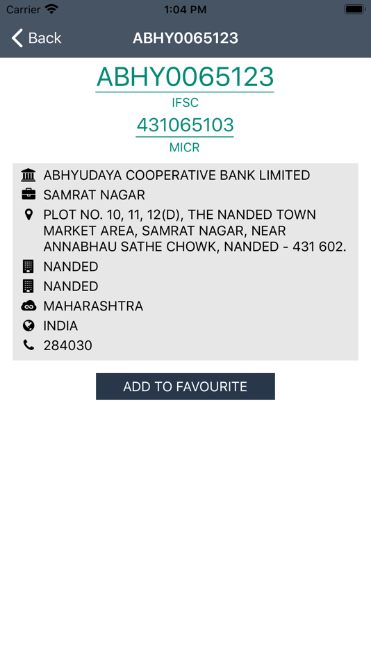 #5. IFSC Finder (iOS) 由: G Sanghani