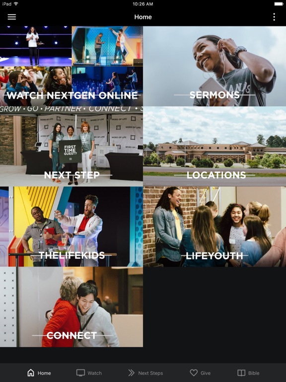 Word of Life App iPad screenshot 1 - Lifestyle app