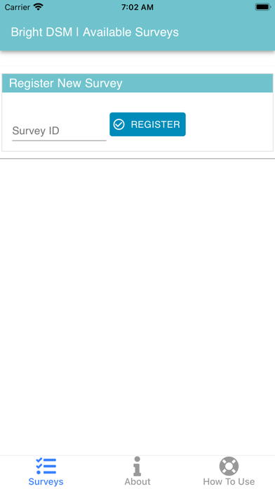 Diary Survey Manager Screenshot