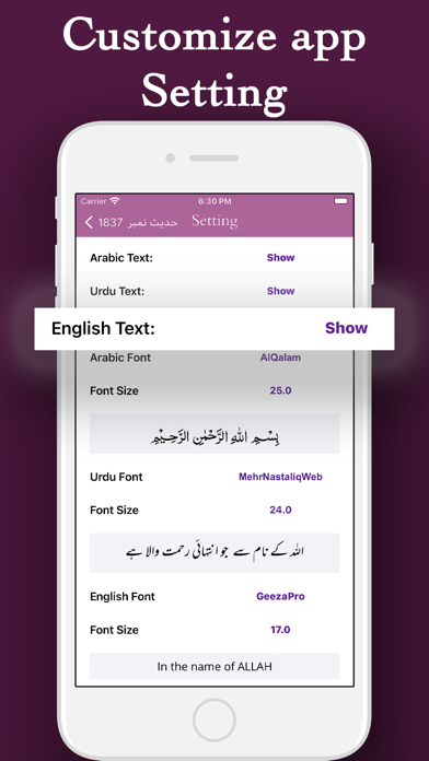 Hadith Collection English Screenshot