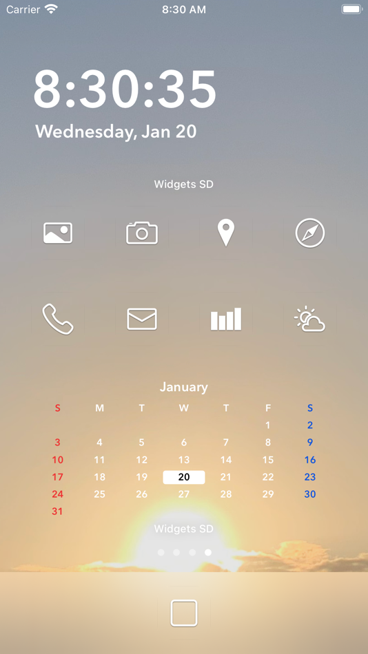 #3. Widgets SD - Photo & Calendar (iOS) 由: Daisuke Suzuki