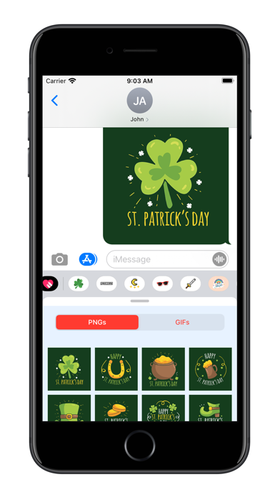 Screenshot #2 pour St Patrick - GIFs & Stickers