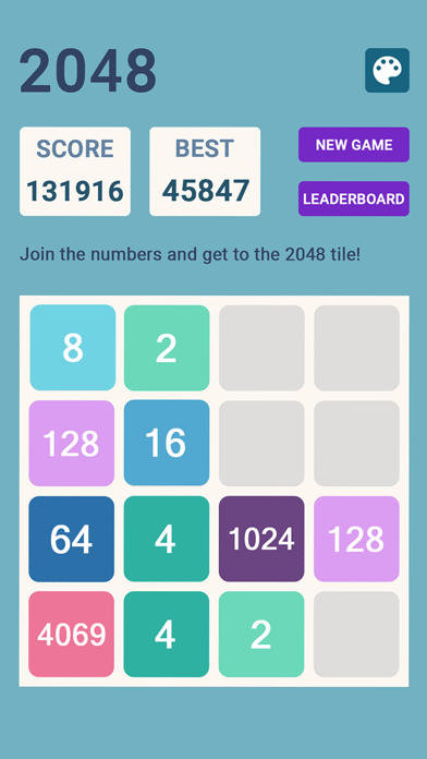 2048 Stunning Colors Screenshot