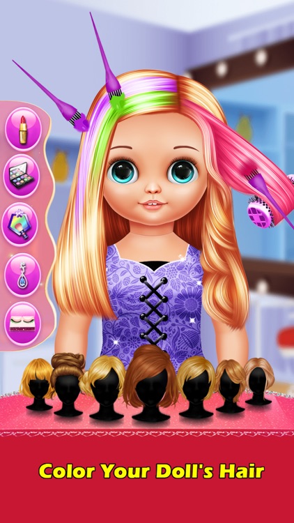 Cute Girls Doll Hair Salon screenshot-3