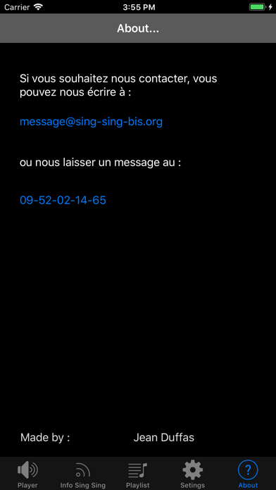 Radio Sing Sing Screenshot