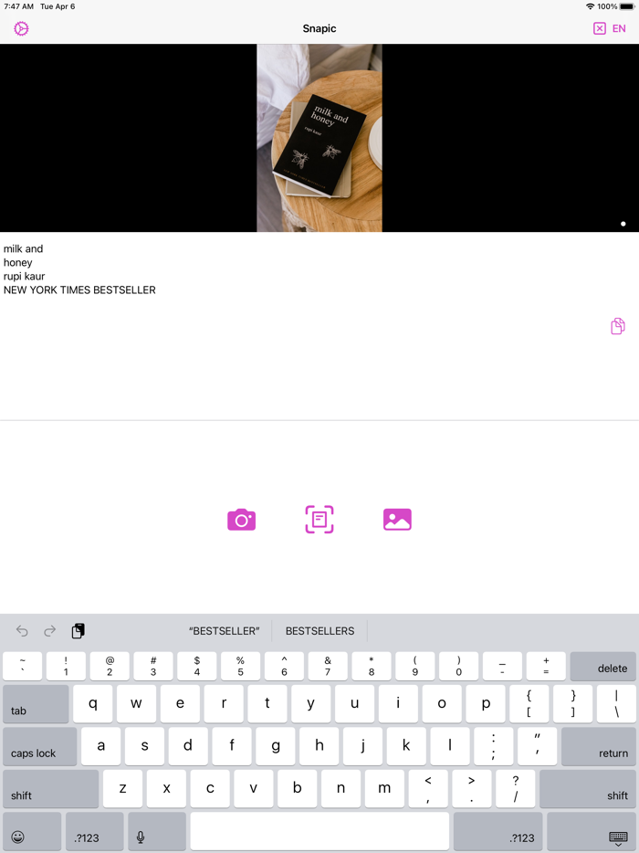 Snapic - OCR with Privacy