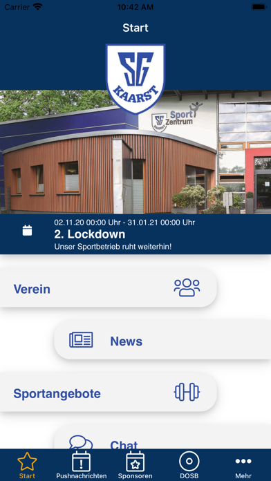 SG Kaarst Screenshot