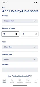 BRS Golf Live Scoring screenshot #3 for iPhone