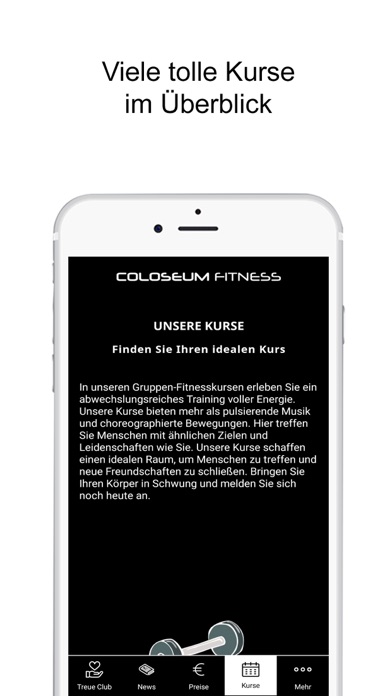 Coloseum Fitness Screenshot