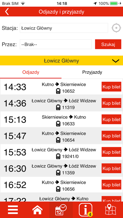 ŁKA Infoportal Screenshot