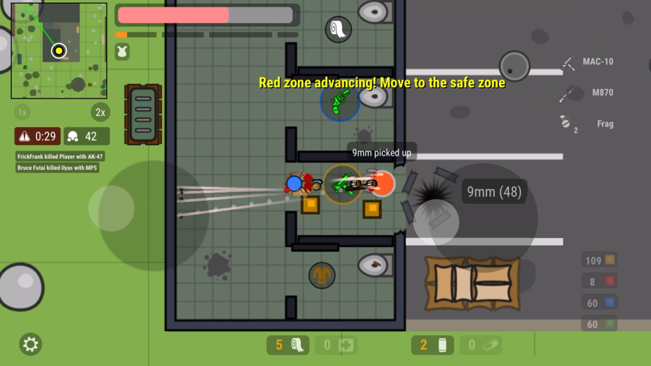 #6. surviv.io (iOS) 由: Kongregate