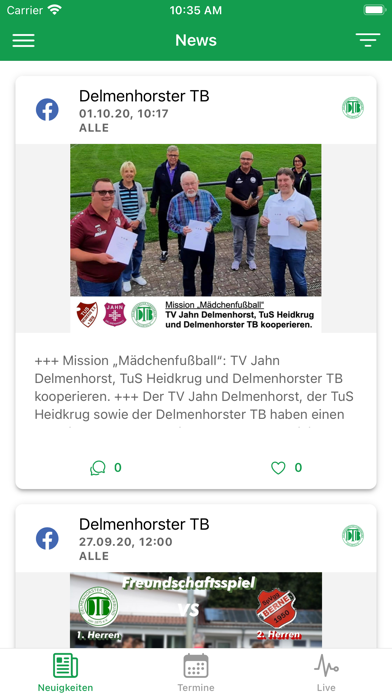 Delmenhorster TB Screenshot 1 - AppWisp.com Delmenhorster TB Screenshot 1 - AppWisp.com