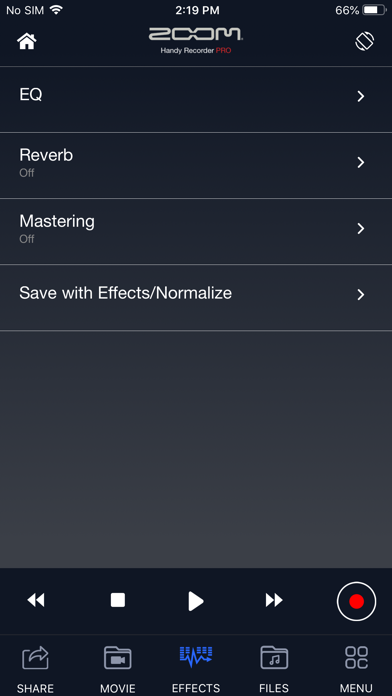 Handy Recorder PRO screenshot1