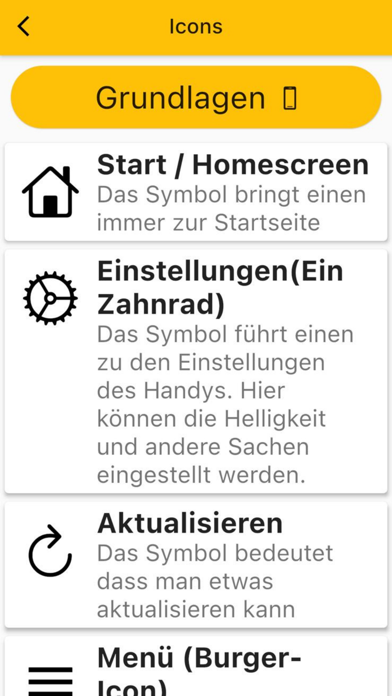 Senioren mit Smartphone Screenshot
