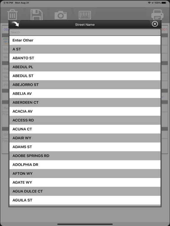 App screenshot