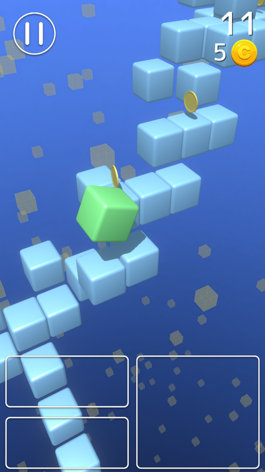 #1. Stepping Cube (iOS) 由: Shota Kameda