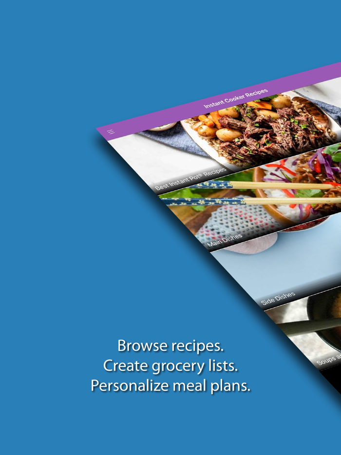 Instant Cooker Recipes