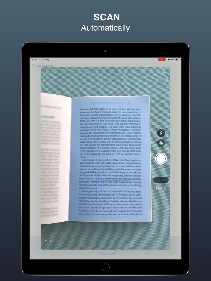 OCR Text Scanner Pro and PDF