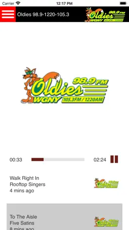 Game screenshot Oldies 989 WGNYFM apk