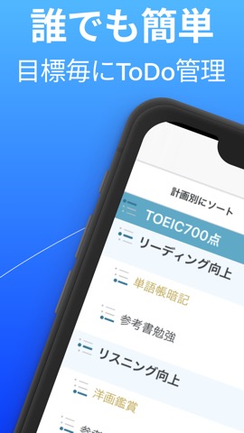 ToDoリストで目標を管理 リマインダー付き／タスクチェックのおすすめ画像1