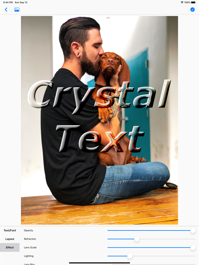 ‎Crystal Text Screenshot