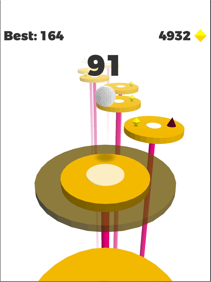 Dancing Ball On Magic Tiles 3D