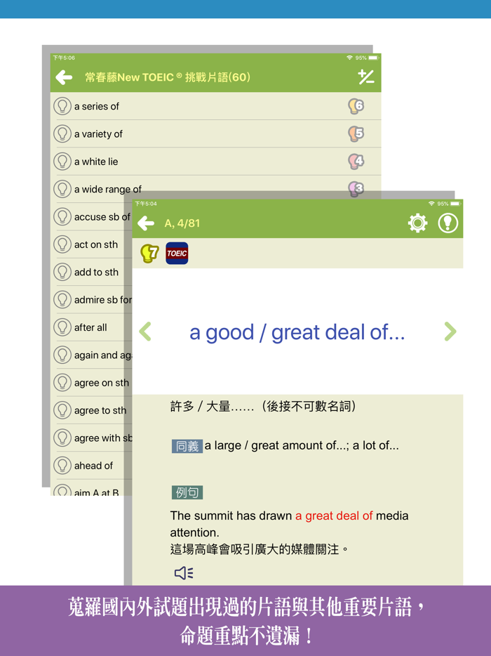 常春藤New TOEIC ® 挑戰片語