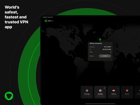 Screenshot #4 pour SafeSurf VPN
